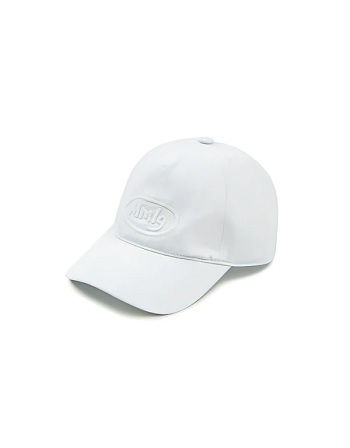 87MM ĕ EMBOSSED BALLCAP (WHITE DENIM)