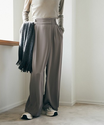 marjour ~ SOFT WRAP PANTS