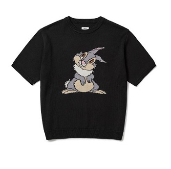 mmlg-DISNEY THUMPER_HF-KNIT (BLACK)